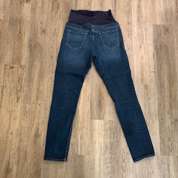 Old Navy Maternity Blue Skinny Jeans Size 8 - Picture 2 of 4